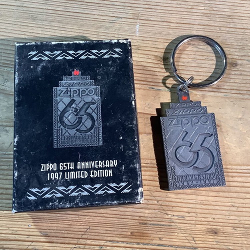 Zippo keychain 65th anniversary 1997 new, limited edition