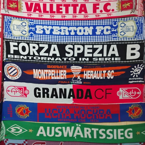 Football scarves set, official replica
