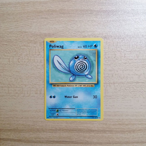 Pokémon Poliwag Evolutions Card 2016 new