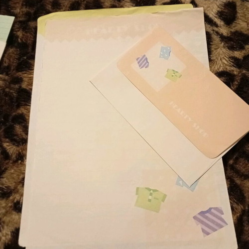 Correspondence used with folder and set sheet