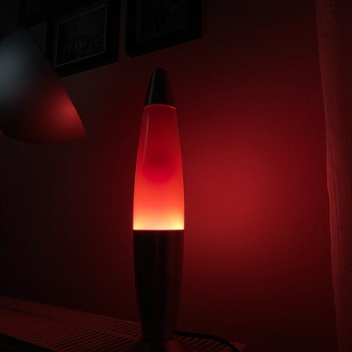 Lava lamp used in excellent condition with slight cloudiness