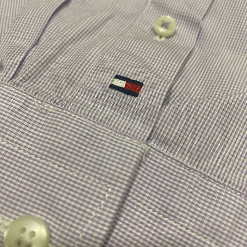 Πουκάμισο Tommy Hilfiger μέγεθος 41 σαν καινούριο ροζ-μωβ