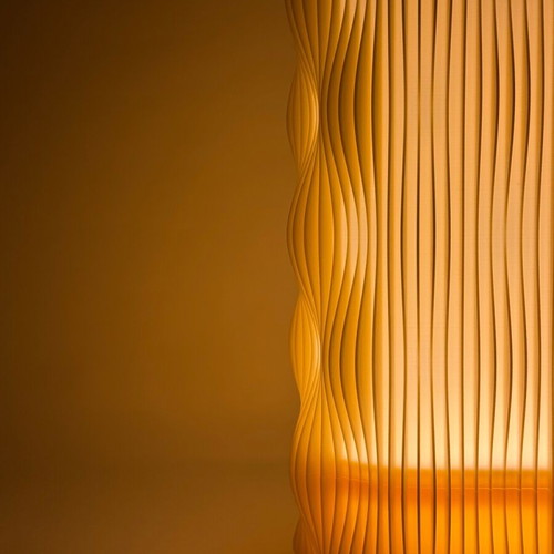 Ondulé LED lamp new, 3D printed, eco-friendly