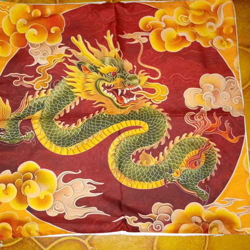 Dragon Pillowcase new, 45x45 cm