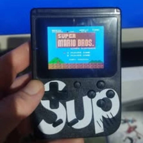 Portable Retro Console with Rechargeable Battery and 400 Built-in Games