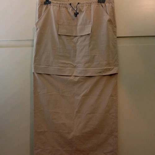 Kipling maxi cargo skirt XL like new, beige