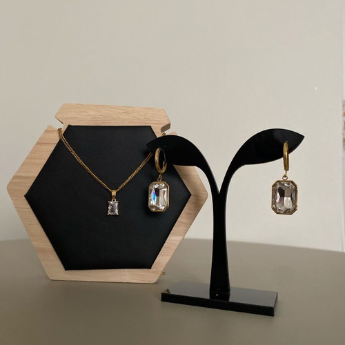 Handmade jewelry new from stainless steel and crystal