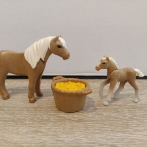 Playmobil Country Horse with Foal like new