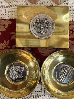 Lalaounis collection 2 bowls and 1 box like new