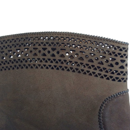 AERIN brown suede ankle boots used, size 39.5