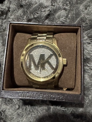 Michael Kors gold women's watch with box