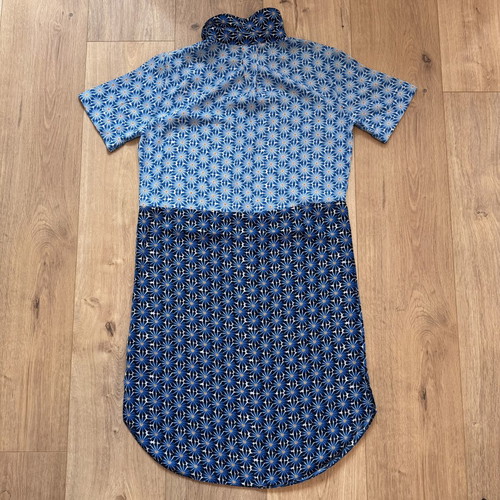 Dorothy Perkins women's dress knee length floral design size XS blue like new
