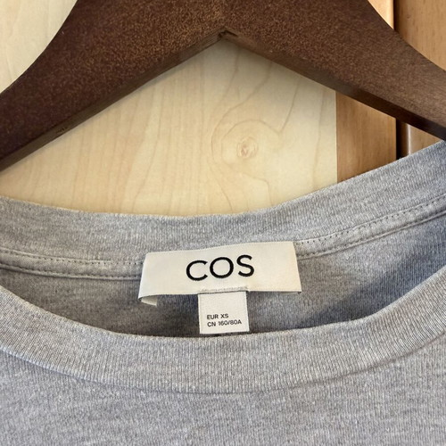 COS T-shirt XS like new, grey
