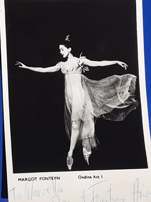 Αυτόγραφο Margot Fonteyn μεταχειρισμένο