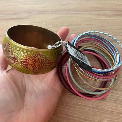 Achilleas y2k bracelets new, colorful, large metal one