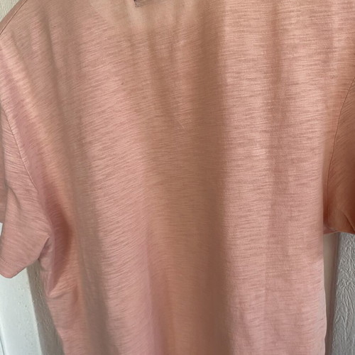 Zara men's t-shirt large used, beige and pink