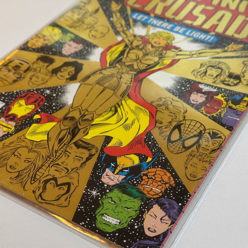 The Infinity Crusade #1 Marvel comic like new, gold foil cover