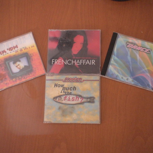 Electronic music CD set used, pack of 4