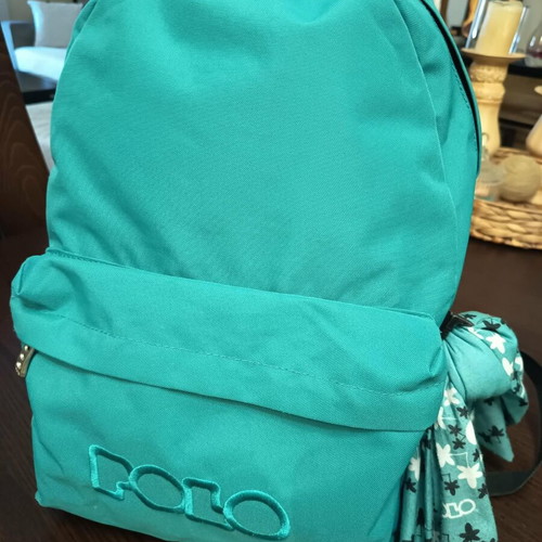 Polo backpack, turquoise