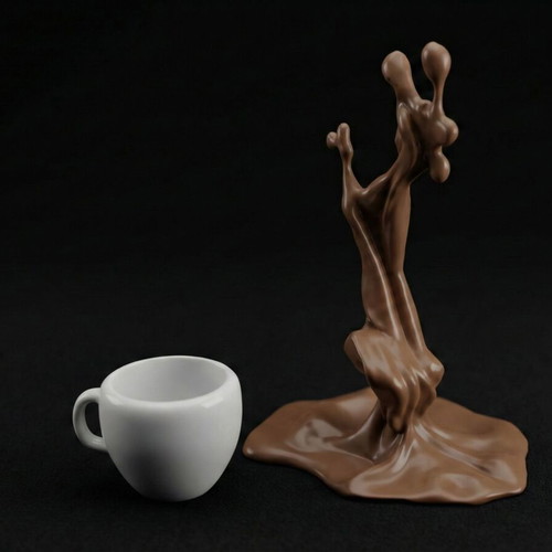 Spilled Coffee 3D Decor new
