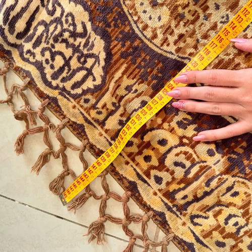 Vintage velvet tablecloth new