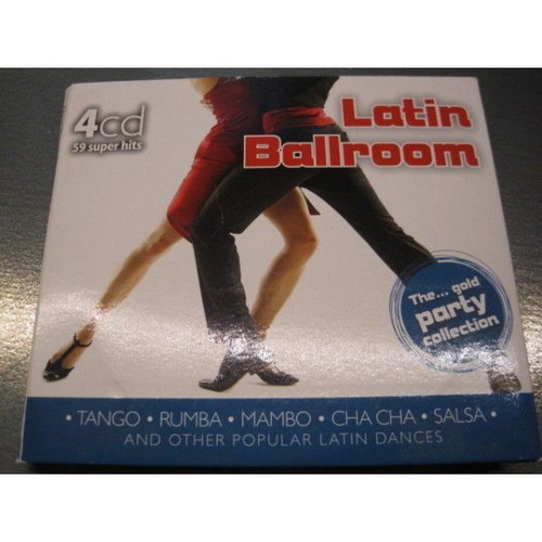 Latin Ballroom 4CD The Gold Party Collection like new