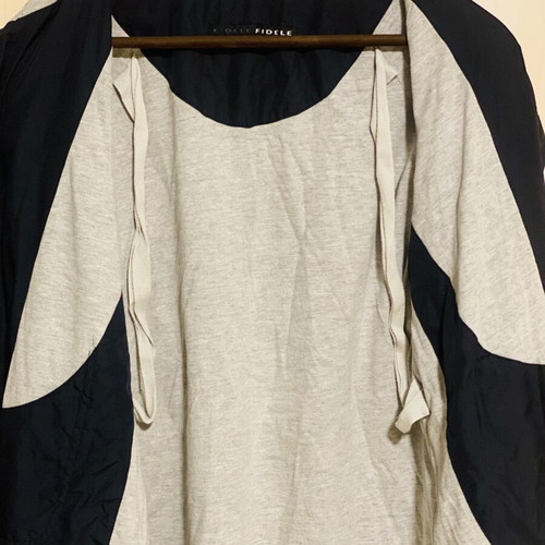 Fidele Windbreaker like new with hidden hood and cotton lining