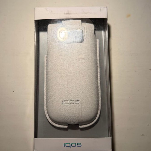 Leather IQOS case off-white new in box