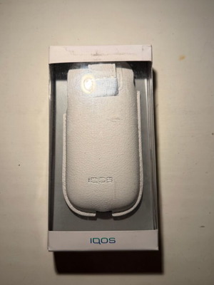 Leather IQOS case off-white new in box