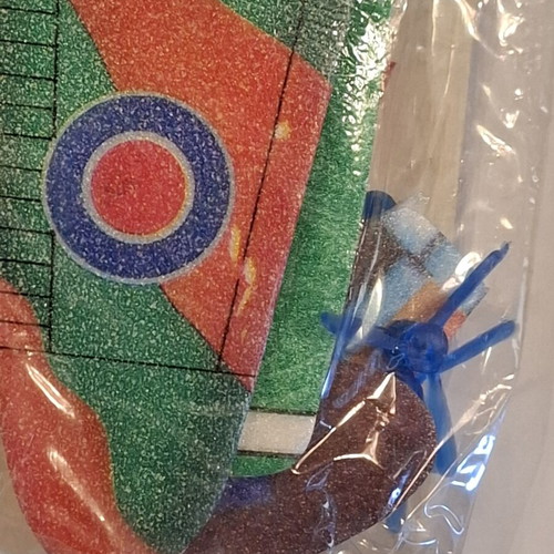 Vintage HP Hans Postler Lancaster Bomber Styrofoam Airplane new