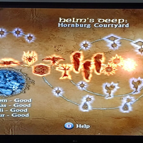 The Lord of the Rings The Two Towers PS2 game disc like new