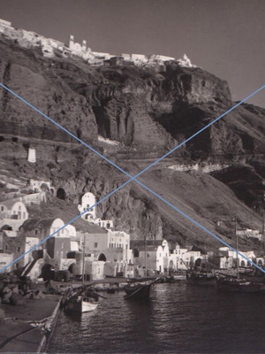 Santorini Fira Thira postcard like new
