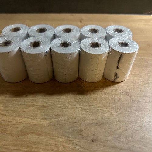 Thermal cash register paper roll P57xD50mm 60pcs new, box