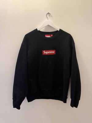 Supreme Box Logo Crewneck Medium Black Red Bogo like new