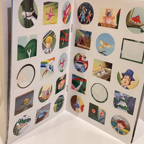 The Story of a Fir Tree Sticker Book used, six pages