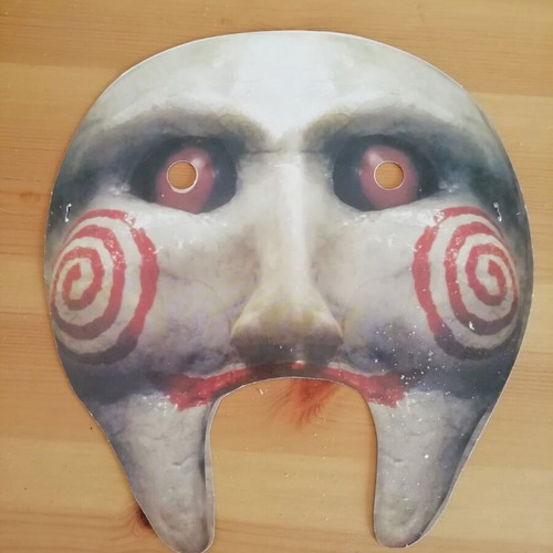 Saw Collectible Mask "Σε Βλέπω" 2005 used promotional Billy the Puppet