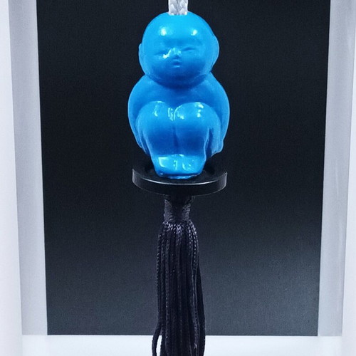 Buddha Pendant 5cm with Black Tassel New