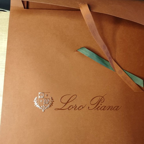 Loro Piana gift packaging envelopes used, set of 3