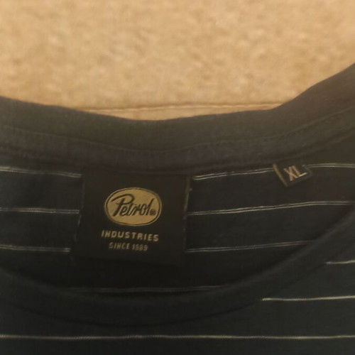 Petrol Industries men's striped blue T-shirt XL