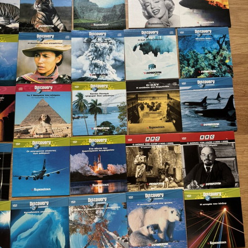 Documentary DVD collection like new, 120+ Discovery Channel and BBC