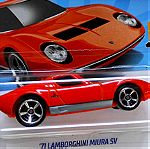  2 Hot wheels 2022 Lamborghini Miura SV