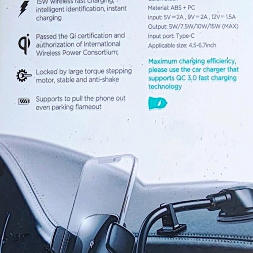 Joyroom Car Phone Holder with Adjustable MagSafe Hooks Black