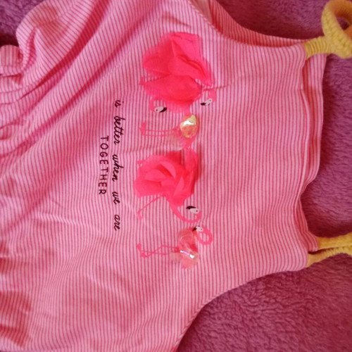 Miss Ebita pink jumpsuit used, size 4 years