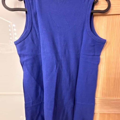 Sleeveless top blue size L like new