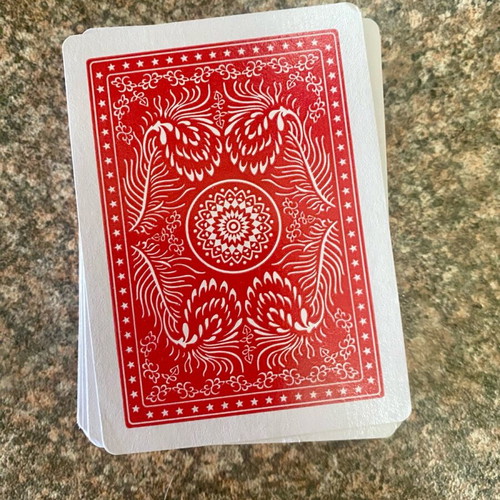 Plastic playing cards like new, water resistant
