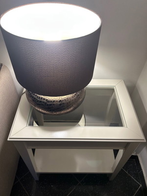IKEA side table with glass top