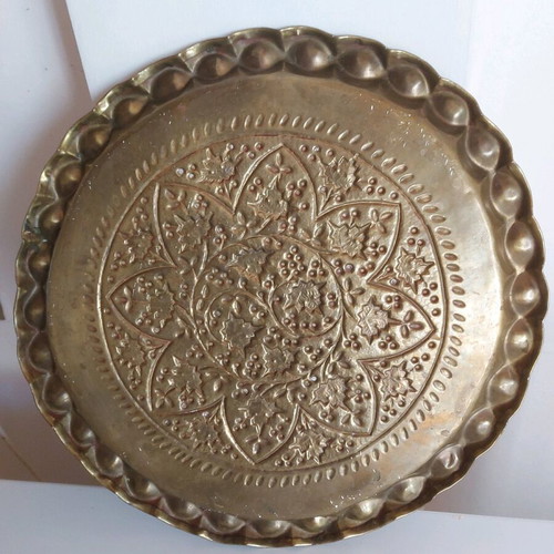 Copper decorative set of 4 items used