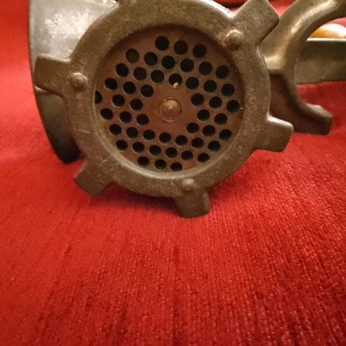 Manual meat grinder vintage used