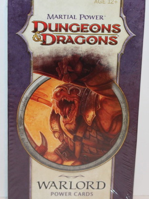 Wizards (2009) Dungeons & Dragons Martial Power Warlord Power Cards καινούργιο - σφραγισμένο