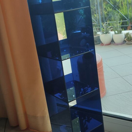 Habitat Allegro CD storage tower, vintage plexiglass